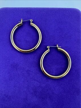 💛 Classic Gold Tone Hoop Earrings | Everyday Hoops